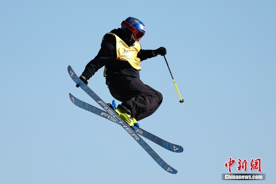 瑞士滑雪选手驾驭雪道夺得冠军